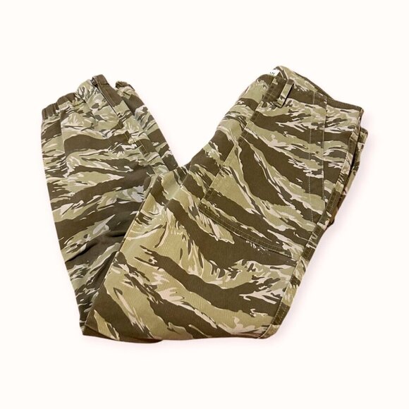 Nili‎ Lotan Cropped French Military Pant, Khaki Tiger Camo, Size 6, New with tag - Picture 4 of 12
